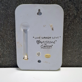 Wandtegel - Live Laugh Love - Artstone van Carson