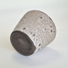 Bloempot - Bruin / Beige - Ø 14 x H 11 cm