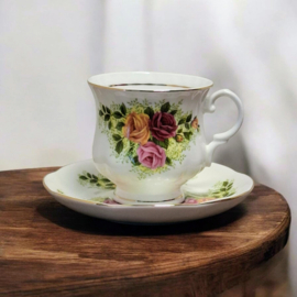 Pink Roses - Kop & Schotel