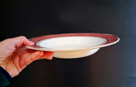 6x Diep Bord / Soepbord - Marlborough Alfred Meakin England Ø 25,5 cm