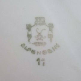 Vintage Dekschaal of Terrine - Elfenbein Ø 20 cm