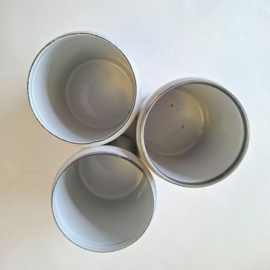 Emaille Voorraadblikken - Koffie - Thee - Suiker