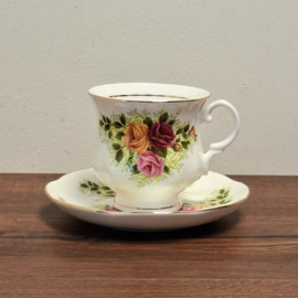 Pink Roses - Kop & Schotel