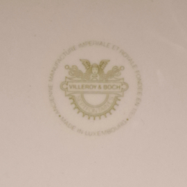 Serveerschaal of Taartbord  - Villeroy & Boch Burgherdragt -  Groen Logo - Zaanstreek 1780