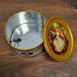 Vintage Rond Blikje - Blik / Opbergen