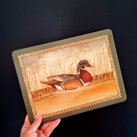 Onderzetter - Placemat Eend - David Carter Brown