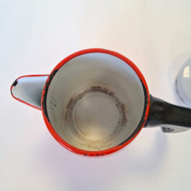 Emaille Koffiekan of Theekan