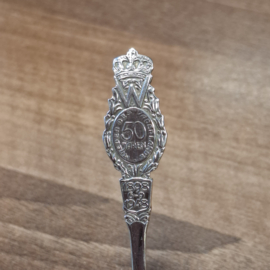 Theelepeltje - Wilhelmina 1898-1948 - Gero 90 - dubbelzijdig