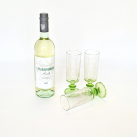 Vintage Kristallen Glazen - Champagneglazen