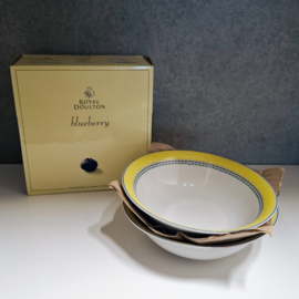 Blueberry Ontbijtkommen - Royal Doulton - Set van 2 Stuks