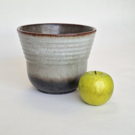 Bloempot Bruin / Grijs - Ø 17,5 x H 14 cm