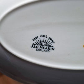 Set van 2 ovale schaaltjes Meakin Arundel England - Vleesschaaltje