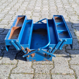 Vintage Industriële Gereeedschapskist Blauw - Foreign