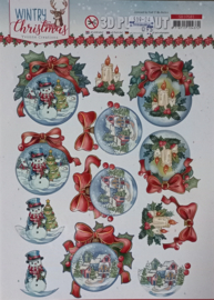 3d Push Out - Kerst - Kaarten maken - Hobby Stanzbogen - 39x
