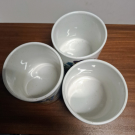 3 Voorraadpotjes of Bloempotjes – Bloemen