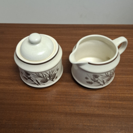 Roomset - Suikerpot en Melkkannetje - Grindley Pinewood