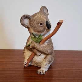 Koala Beeldje -  Eva Dalberg - Franklin Mint 1983 - World Wildlife Fund.