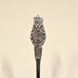 Theelepeltje - Wilhelmina 1898-1948 - Gero 90 - dubbelzijdig