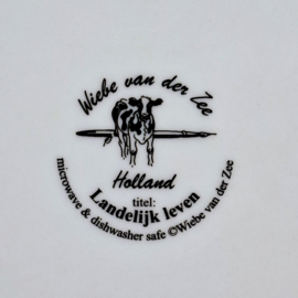 Wiebe van der Zee - Landelijk leven - Bord Ø 20,5 cm