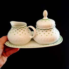 Roomset Hutschenreuther Harmonie - Suikerpot en melkkan