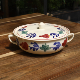 Oud Boerenbont - Dekschaal 22 cm - Regout Royal Sphinx Maastricht