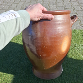 Bruine Gres Pot - Bloempot - Keulse Pot H 42 cm