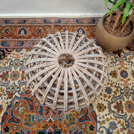 Vintage Rotan Poef