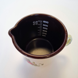Emaille Maatbeker 600 ml