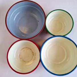 Emaille Schalen Set - Nest