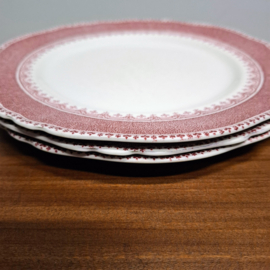 3x Bord - Marlborough Alfred Meakin England Ø 25 cm