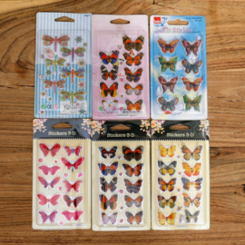 Stickers Vlinders 3D
