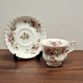 Royal Albert - Moss Rose - Heren Kop & Schotel