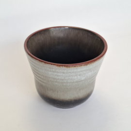 Bloempot Bruin / Grijs - Ø 17,5 x H 14 cm