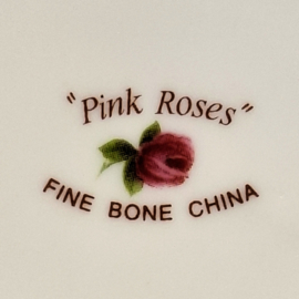 Pink Roses - Kop & Schotel