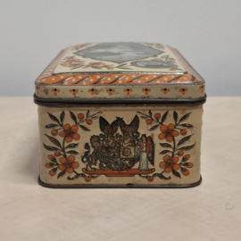 Koektrommel / Koekblik Koningshuis - Jubileum Blik