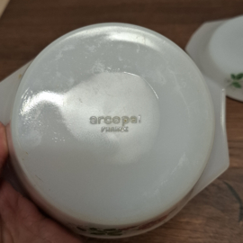 Arcopal France ovenschaal met deksel - Rose de France - Ø 17
