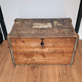 Oude Houten Kist - Opbergen