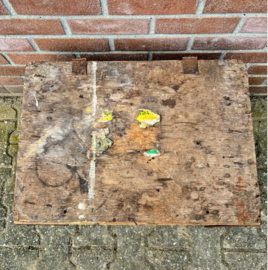 Vintage houten kist Vroom & Dreesmann Den Haag
