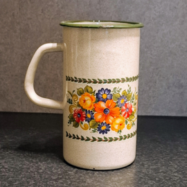 Vintage Emaille Kan