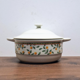 Art Design Koffietijd Dekschaal - Sinaasappelmotief