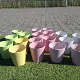 20 Bloempotjes - Bloempot Ø 13 cm x H 13,5 cm - Keramiek