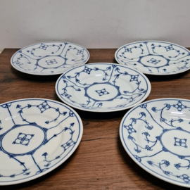 Ontbijtbord - Bord Ø 19 cm - Jäger Eisenberg Blau Saks - 5 Stuks