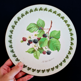 2 Onderzetters - Portmeirion Pomona - The wild Blackberry / Cyclamen