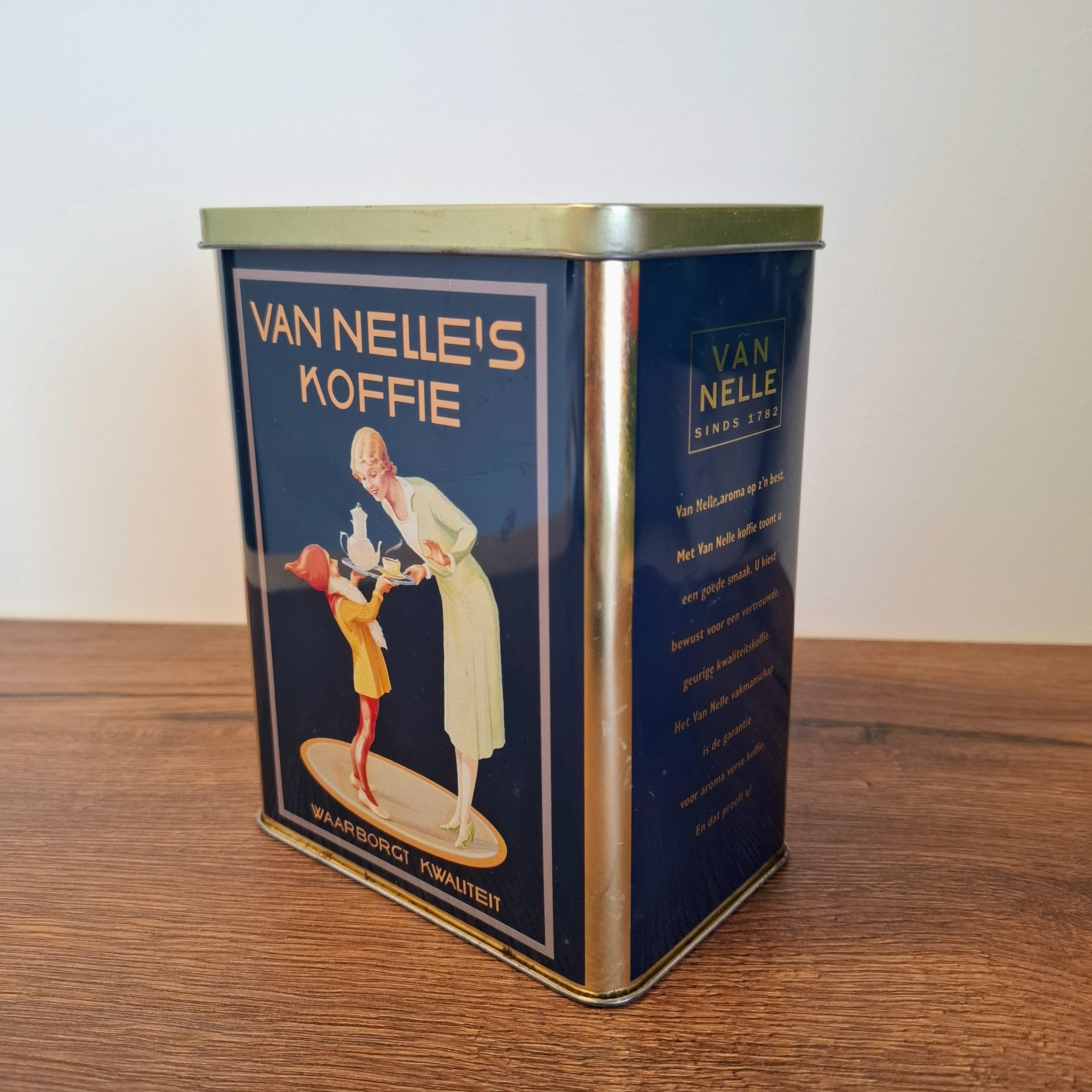 van Nelle - Koffie Blik - Blauw