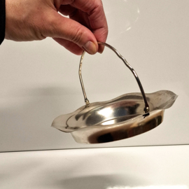 Verzilverd Hengselschaaltje - Daalderop Tiel ‘klein’