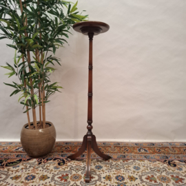 Antiek Engelse Mahoniehouten Plantentafel - Torchère