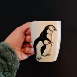 2 Beker / Mok Pinguins – White Basics