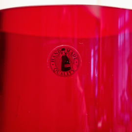 IKEA  glazen Vaas Rood