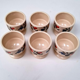 Vintage Eierdopjes van Melamine - Emsa - 6 Stuks