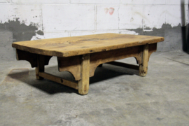 Robuuste lage Salontafel - Chinese kang-tafel